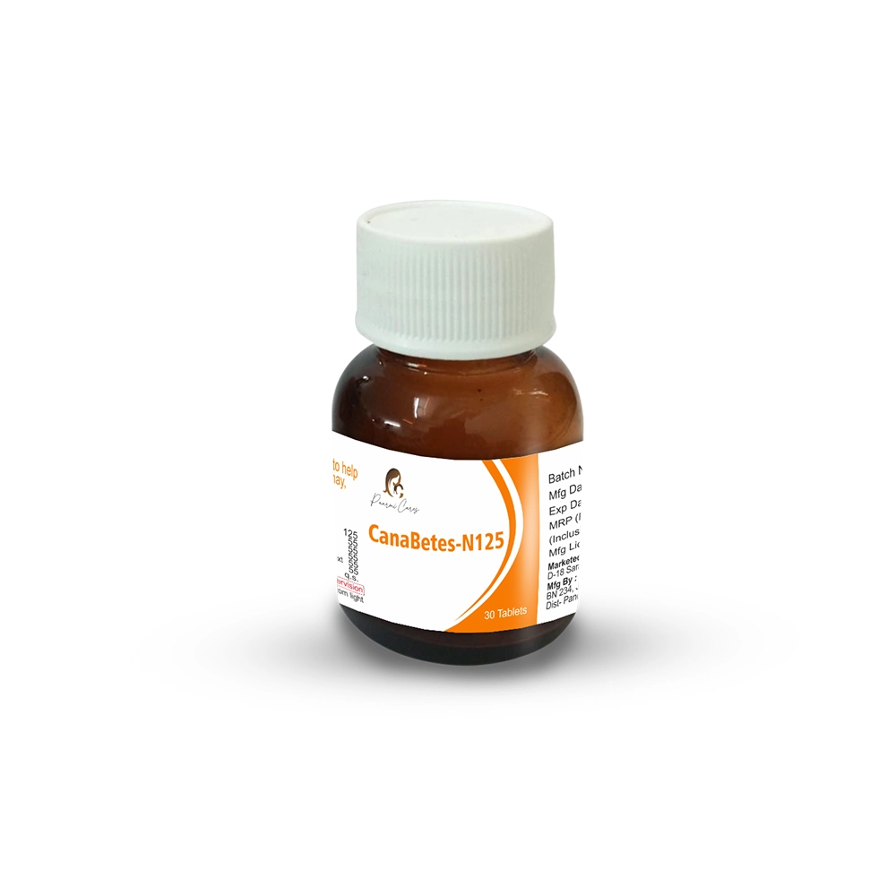 Paarmi Cares CanaBetes-N125, For Diabetes (30 Tablets) on itshemp.in