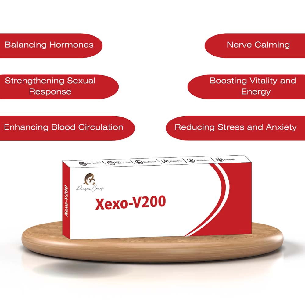 Paarmi Cares Xexo- V200, For Vitality & Vigour (100 Tablets) on itshemp.in