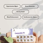 Paarmi Cares CanaCalm-TS, For Hypertension (30 Tablets) on itshemp.in