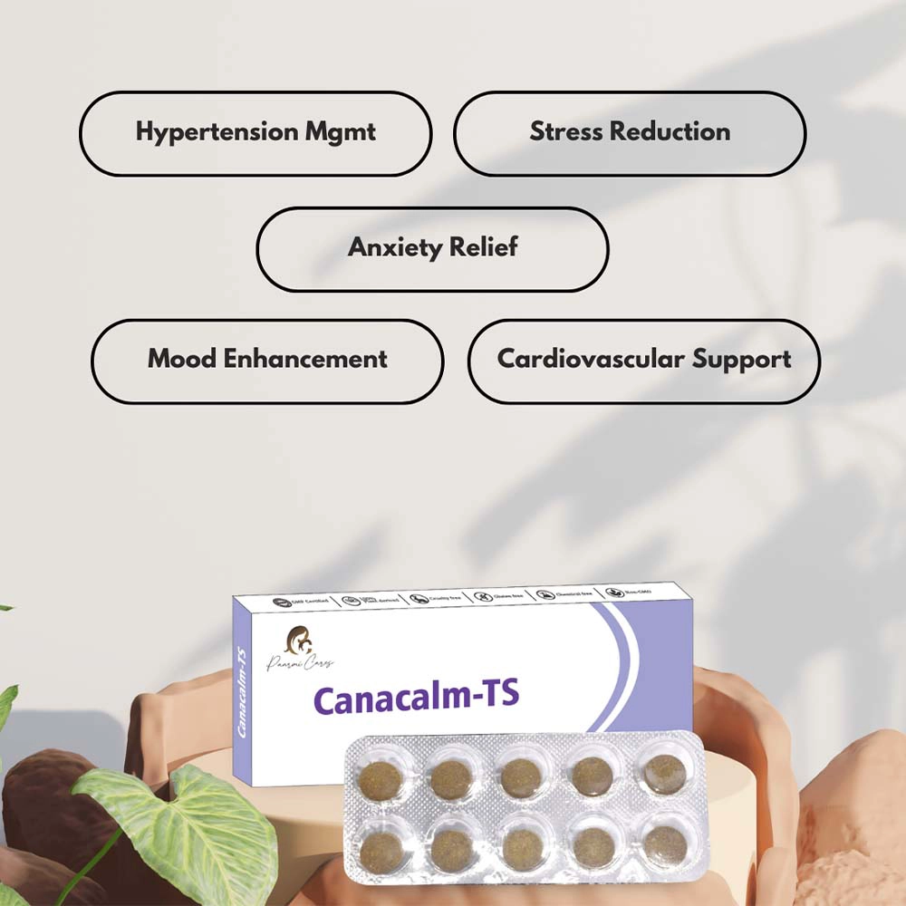 Paarmi Cares CanaCalm-TS, For Hypertension (30 Tablets) on itshemp.in