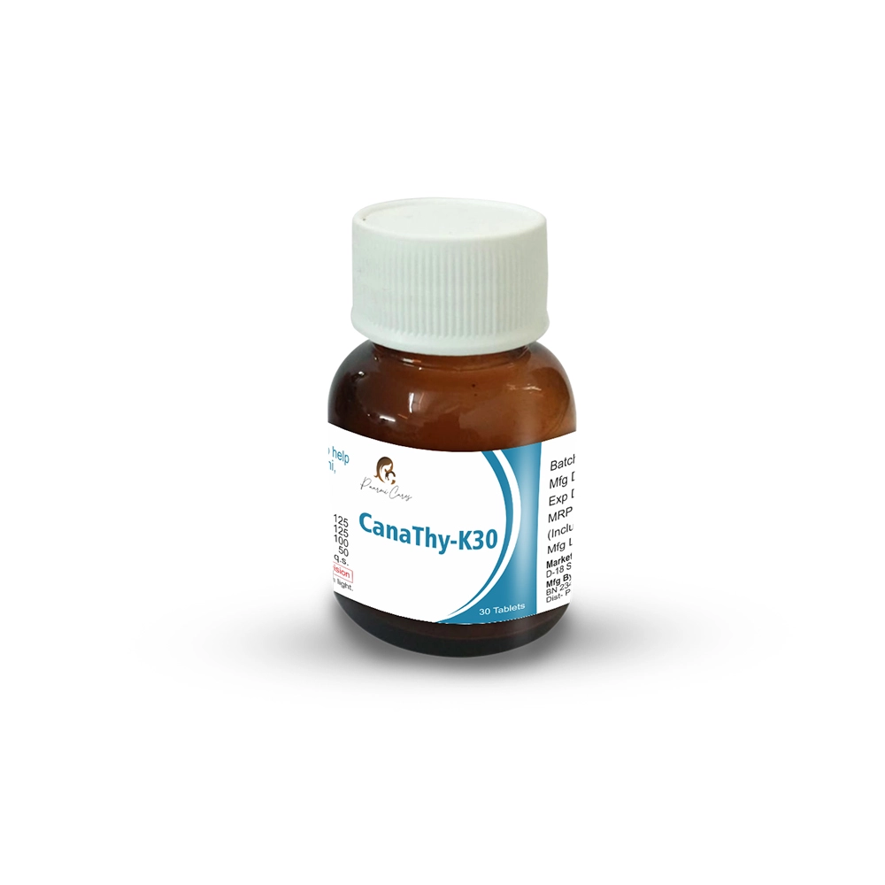 Paarmi Cares CanaThy-K30, For Thyroid (100 Tablets) on itshemp.in