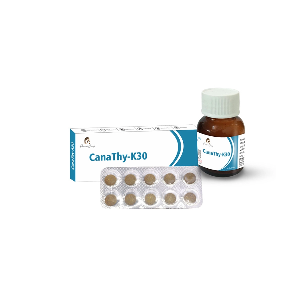 Paarmi Cares CanaThy-K30, For Thyroid (100 Tablets) on itshemp.in