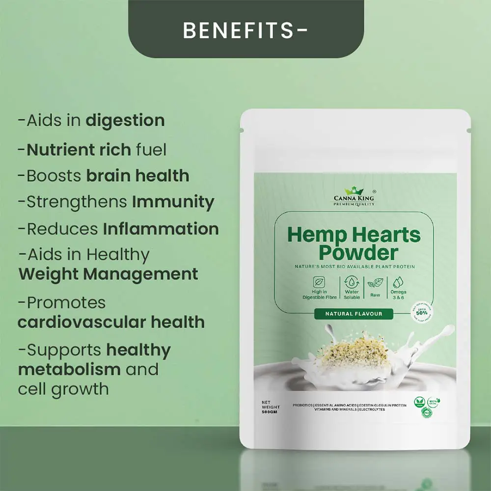 Cannaking Hemp Hearts Protein Powder (100-500 gm) on itshemp.in