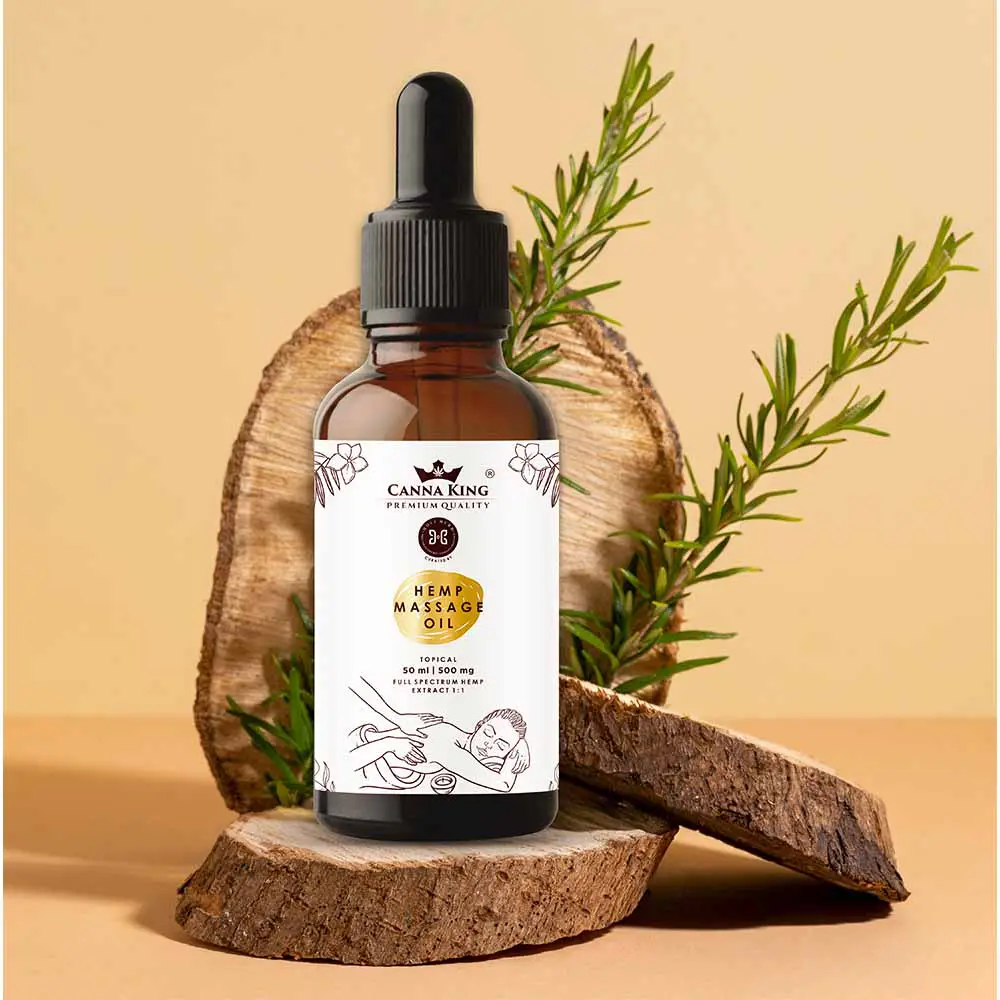 Cannaking Hemp Massage Oil (50ml - 100ml) on itshemp.in