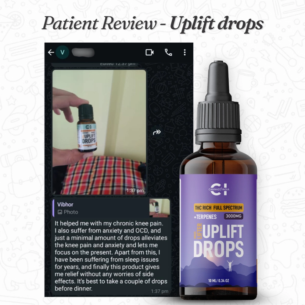 CannazoIndia Uplift Drops Thc Dominant Mood Lifters, (3ml - 10ml) - Image 3