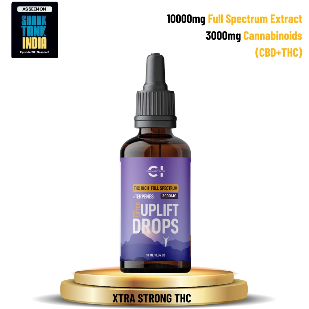 CannazoIndia Uplift Drops Thc Dominant Mood Lifters, (3ml - 10ml) - Image 2