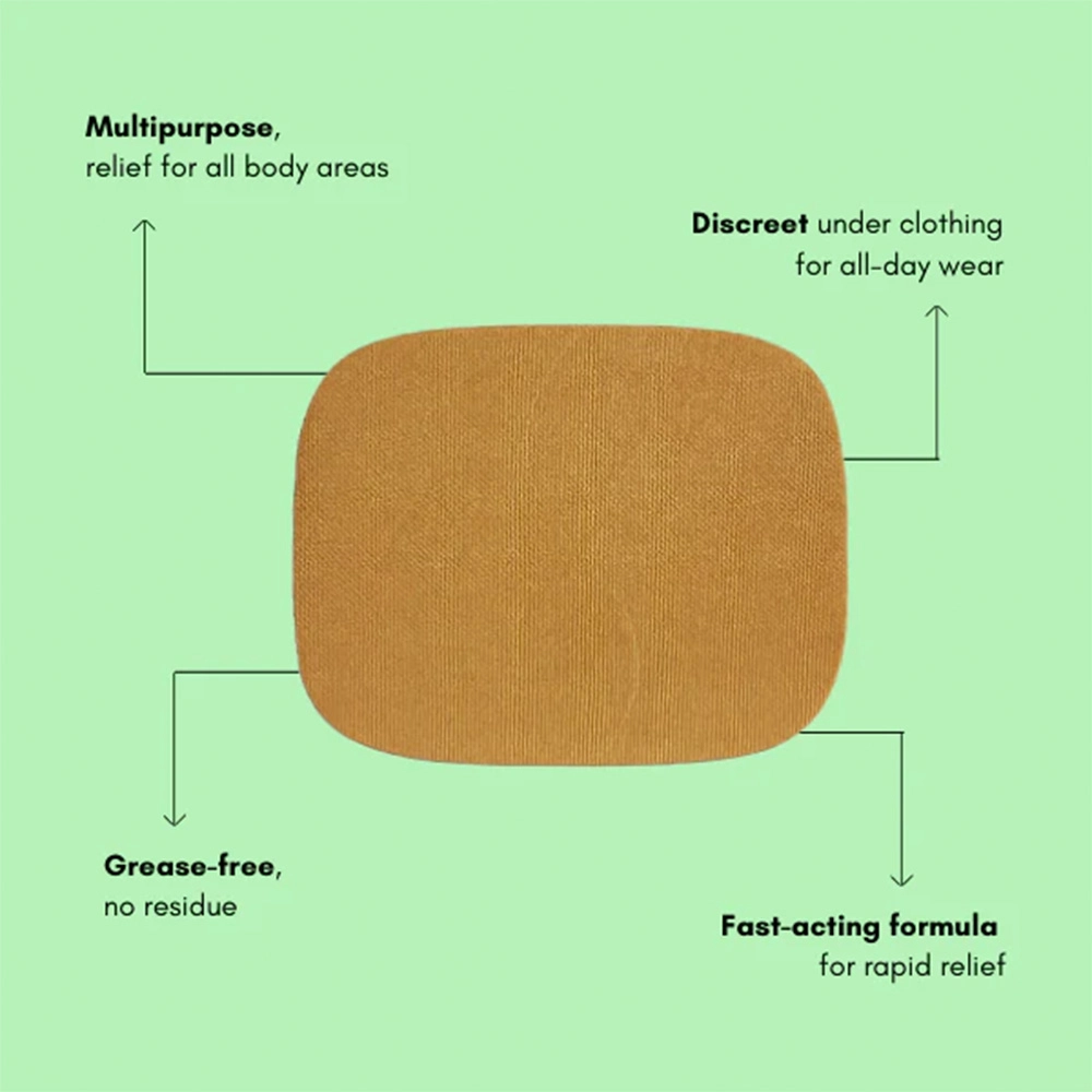 Soqo Senior Secure: Ayurvedic Pain Relief Patch for Muscle Tension and Neuropathic Pain on itshemp.in