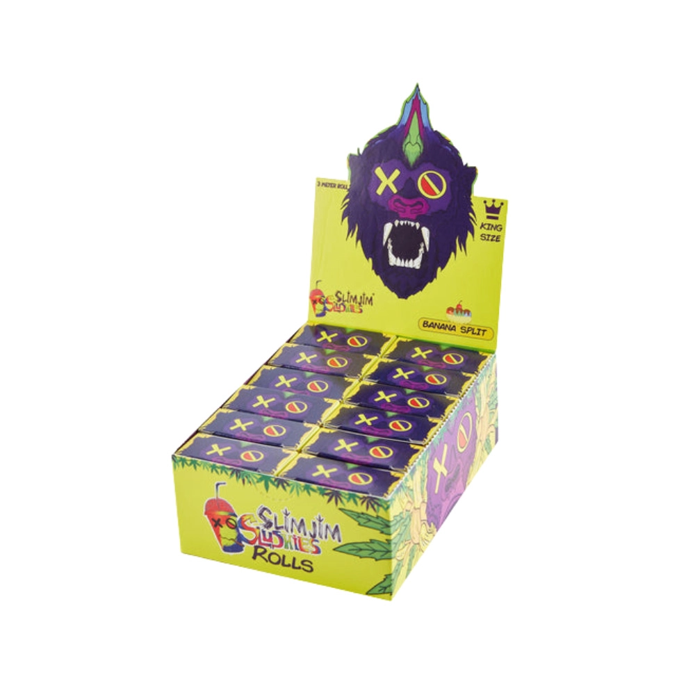 Slimjim Slushie Flavoured Rolls (3M) - Banana Split - Image 3