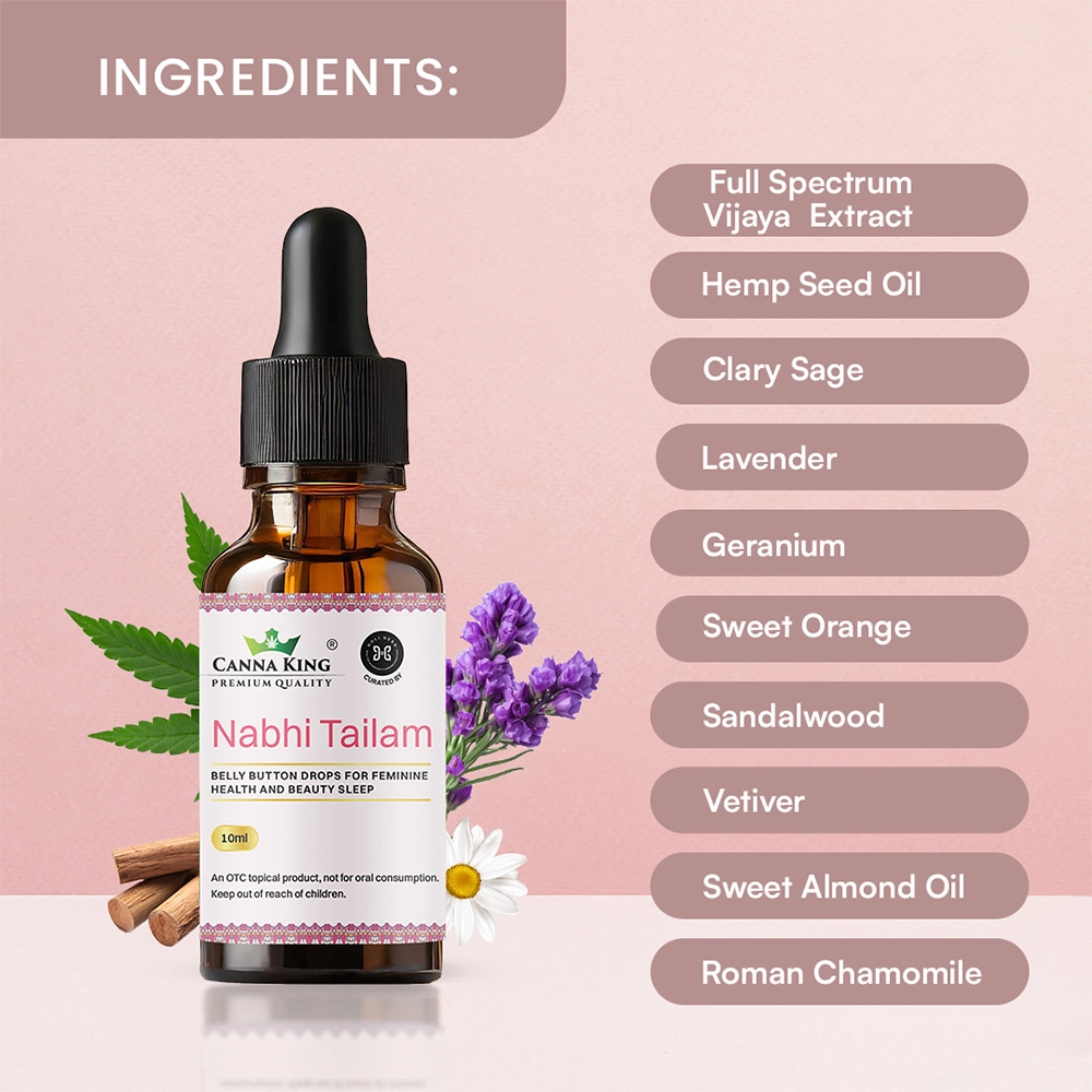 Cannaking Nabhi Tailam, Belly Button Drops (10ml-30ml) - Image 4