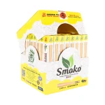 Smoko Rolling Papers Classic King Size 109 mm, 64 Pcs, Brown (Unbleached) onitshemp.in