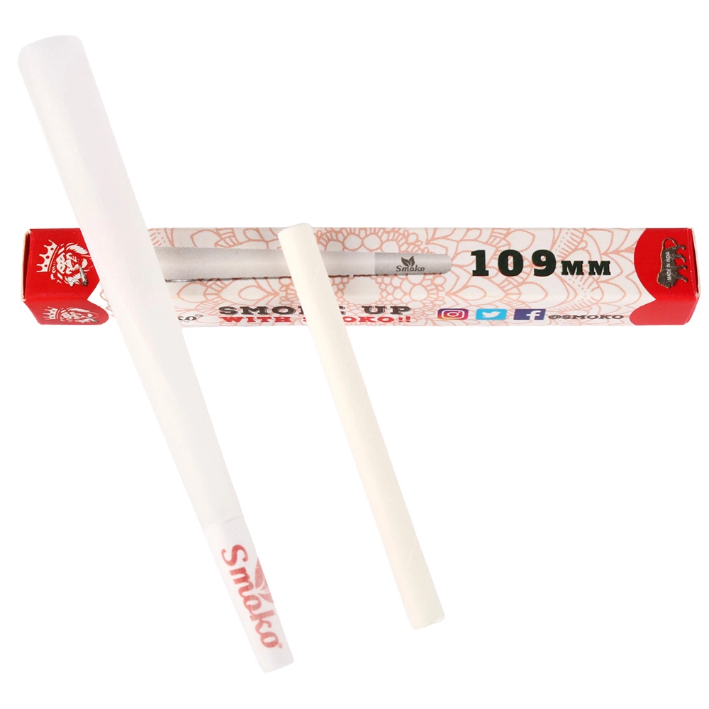 Smoko Rolling Cones, Rolling Papers, 64 Pcs., Classic King Size 109 mm, White (Bleached) on itshemp.in