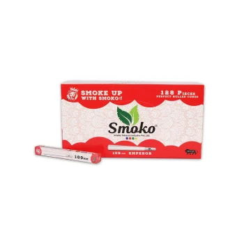 Smoko Rolling Cones, Rolling Papers, 128 Pcs., Classic King Size 109 mm, White (Bleached) on itshemp.in