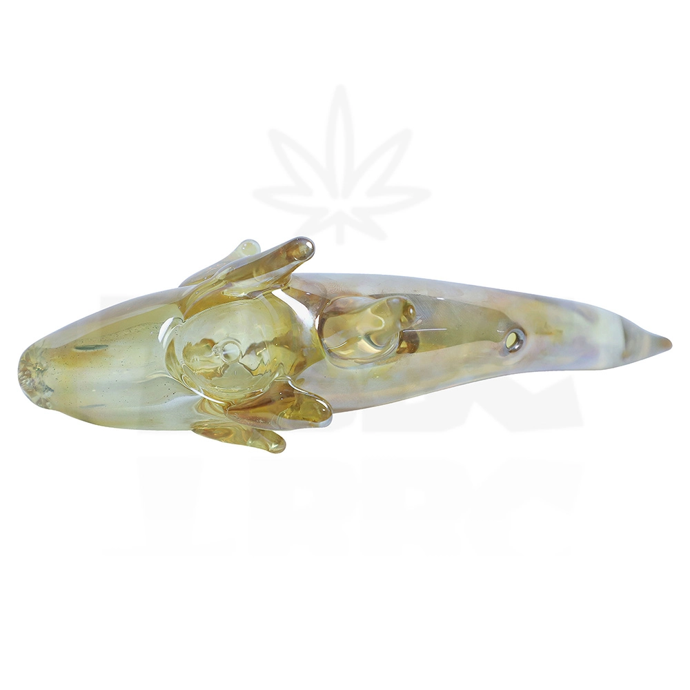 TBBC Golden Fish Glass Hand Pipe - 5 inches on itshemp.in