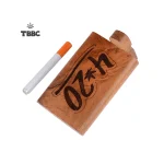TBBC Stash Keeper 420 Wooden Dugout with One Hitter on itshemp.in