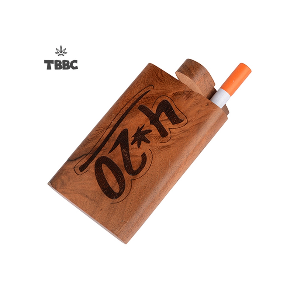 TBBC Stash Keeper 420 Wooden Dugout with One Hitter on itshemp.in