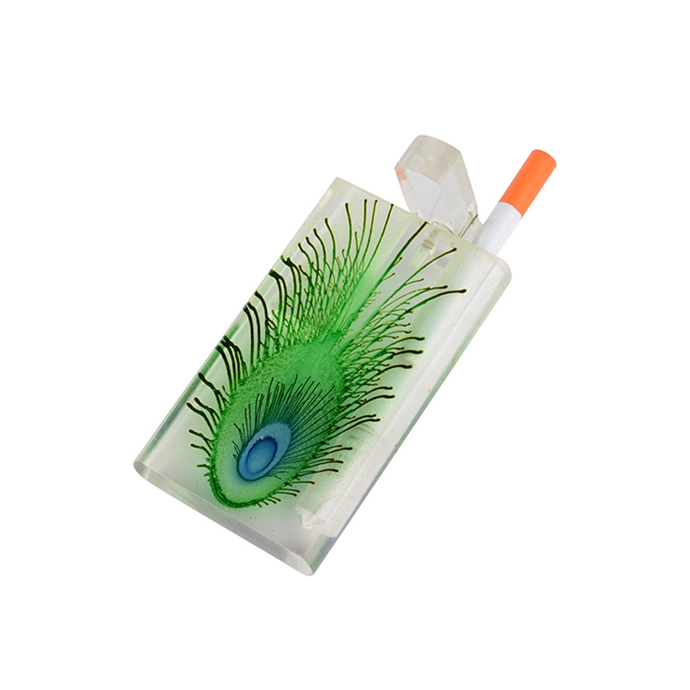 TBBC Acrylic Peacock Leaf Dugout w one hitter on itshemp.in