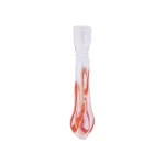 TBBC Orange Smoky Rings Glass One Hitter on itshemp.in