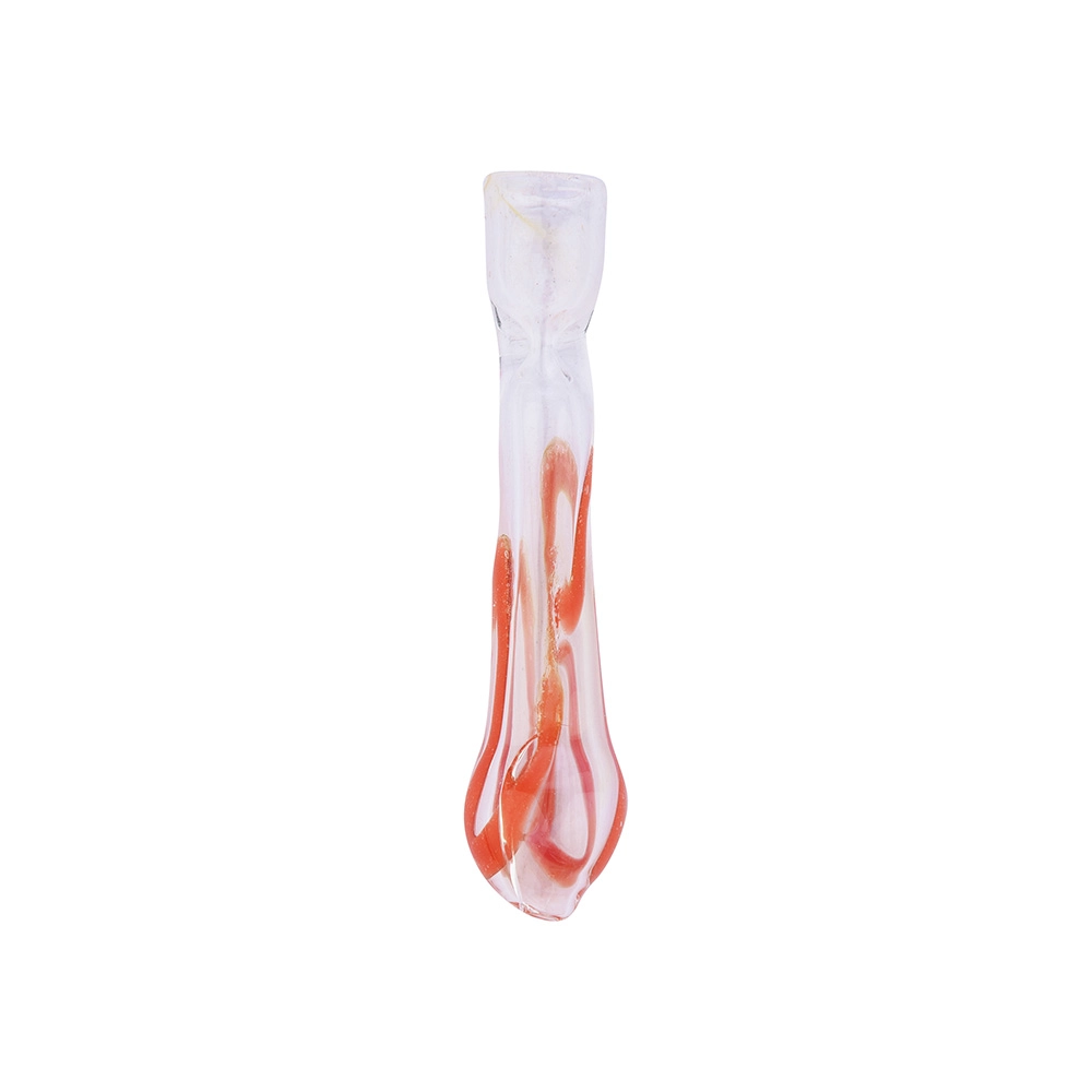 TB189014_1 TBBC Orange Smoky Rings Glass One Hitter on itshemp.in
