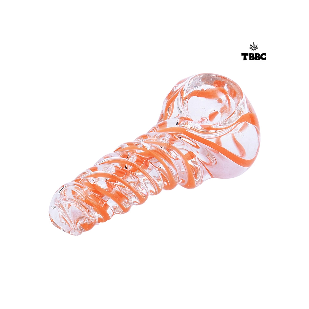 TBBC Orange Twisted Glass 4" One Hitter on itshenmp.in