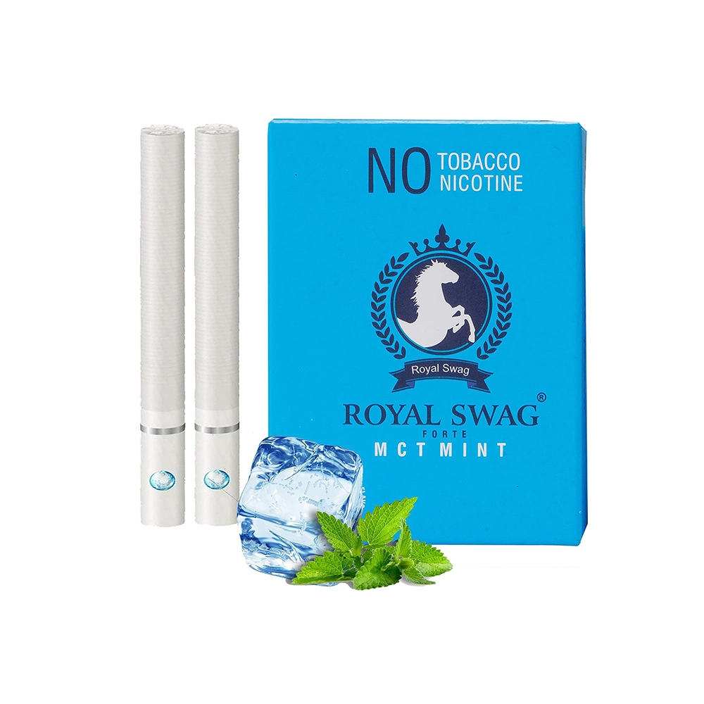 Royal Swag Herbal Cigarettes 100% Tobacco Free and Nicotine Free Mint Flavour (20 Sticks/Box) on itshemp.in
