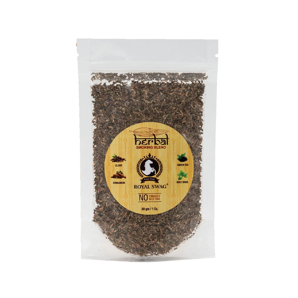 11 Royal Swag Ayurvedic & Herbal Smoking Mixture Blend (100 gram) 100% Tobacco-free and Nicotine-free on itshemp.in