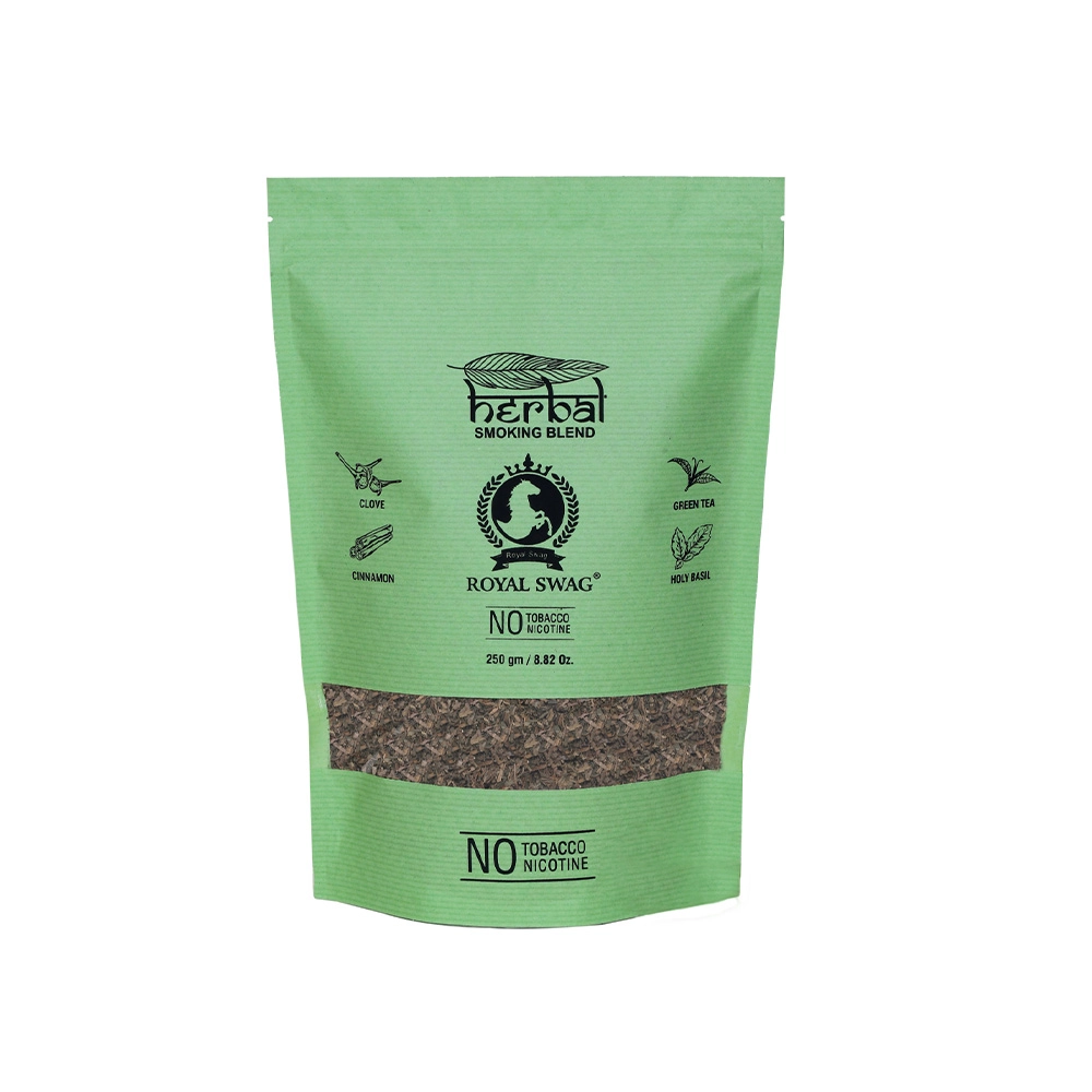 ROYAL SWAG Ayurvedic & Herbal Smoking Mixture Blend(250 gram) 100% Tobacco-free and Nicotine-free on itshemp.in