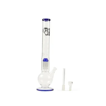 STRONG BONG Tree Percolator Glass Bong | Size 18" (45cms), Smoking Waterpipe, Clear on itshemp.in