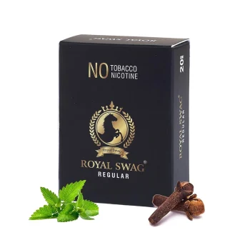 Herbal Cigarettes 100% Tobacco Free and Nicotine Free Regular Flavour(20 Sticks/Box) on itshemp.in