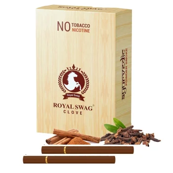 Herbal Cigarettes 100% Tobacco Free and Nicotine Free Clove Flavour(10 Sticks/Box) on itshemp.in