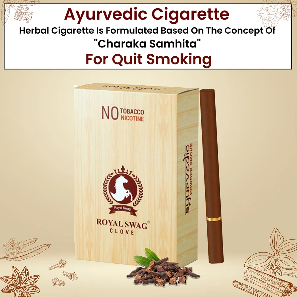 Herbal Cigarettes 100% Tobacco Free and Nicotine Free Clove Flavour(10 Sticks/Box) on itshemp.in
