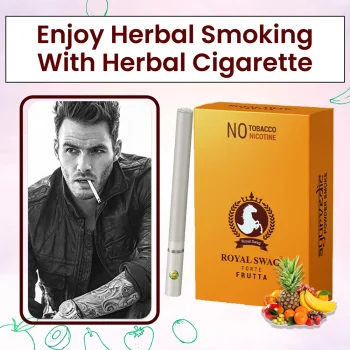 Herbal Cigarettes 100% Tobacco Free and Nicotine Free Frutta Flavour(10 Sticks/Box) on itshemp.in