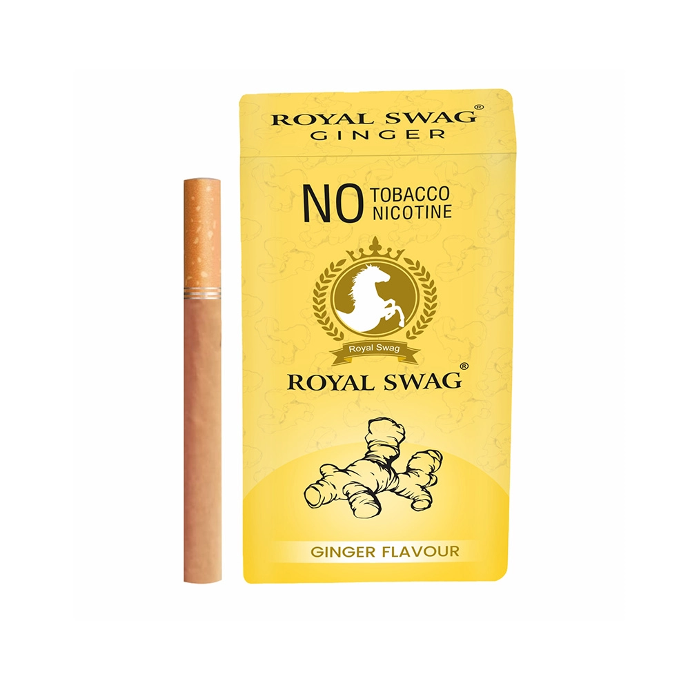 Herbal Cigarettes 100% Tobacco Free and Nicotine Free Ginger Flavour(10 Sticks/Box) on itshemp.in