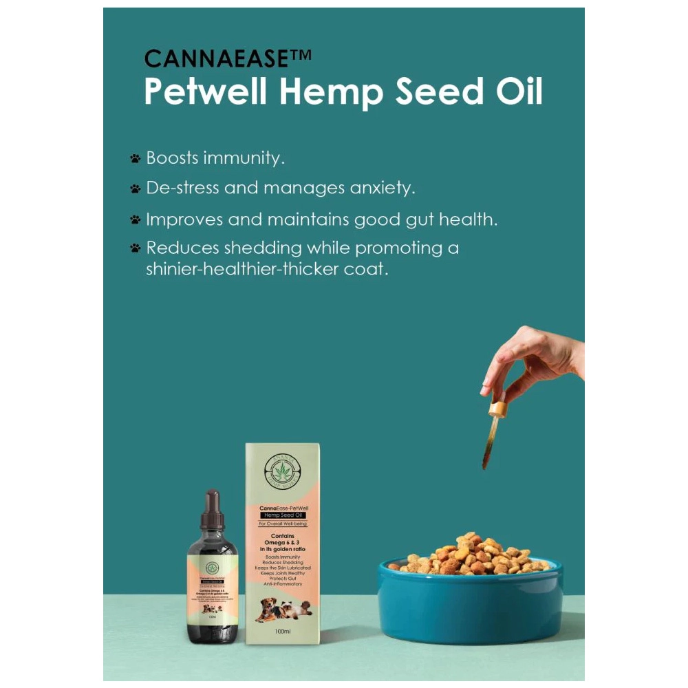 Ananta PetWell Hemp Seed Oil for Dogs & Cats - 100ml - Image 4