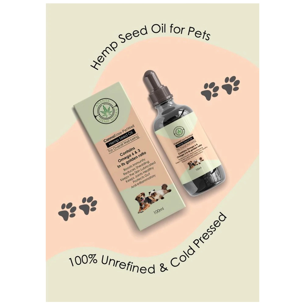 Ananta PetWell Hemp Seed Oil for Dogs & Cats - 100ml - Image 3