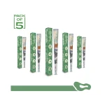 Bongchie Dollar Pre-Rolled Cones - King Size (Pack of 5) on itshemp.in