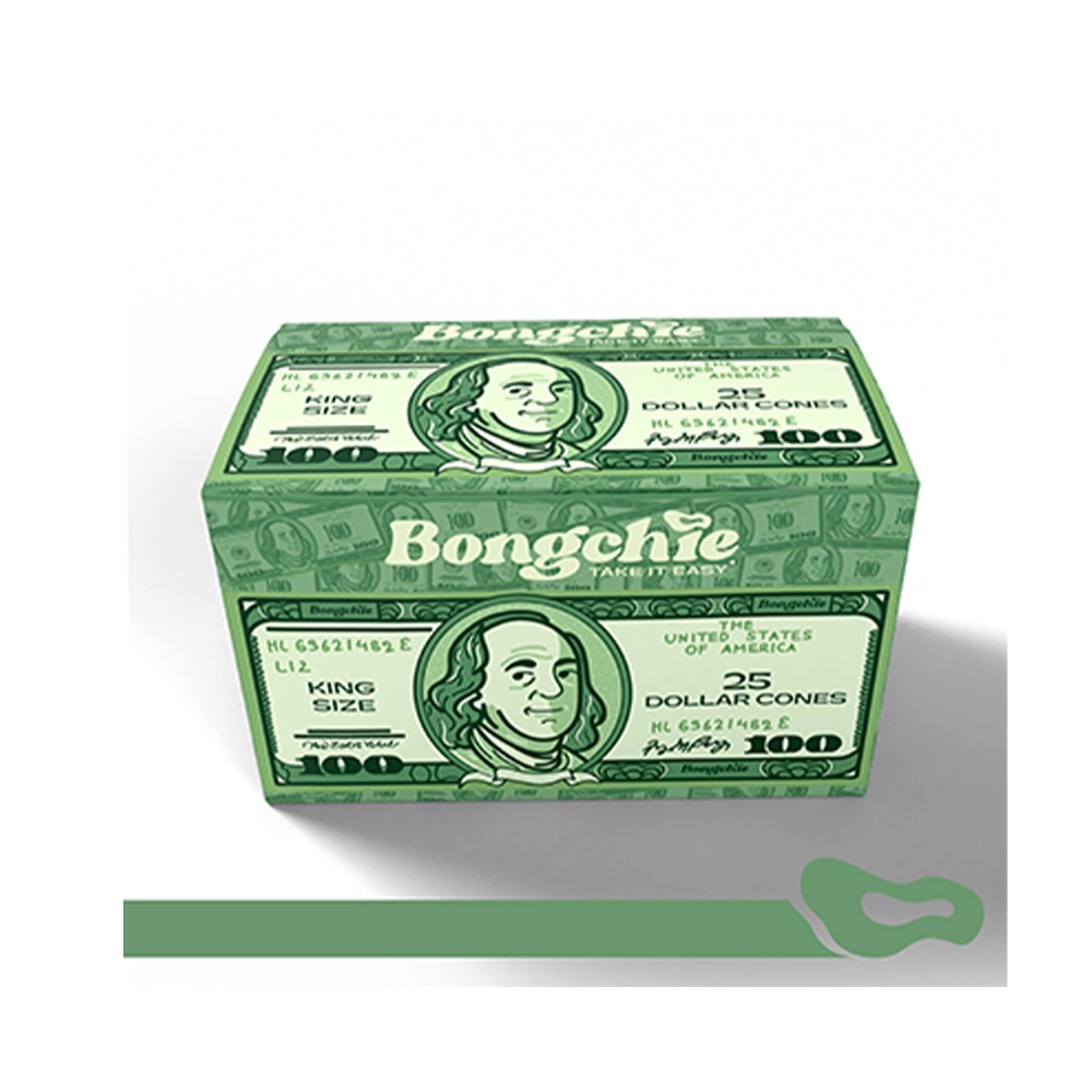 Bongchie Dollar Pre-Rolled Cones - King Size (Pack of 25) - Image 4
