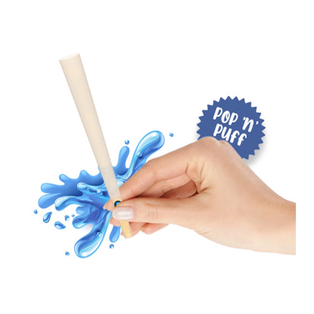 Bongchie Burst Flavoured Pre-Rolled Cones with Infused Capsule Tips - Banana, King Size (5 Packs) on itshemp.in