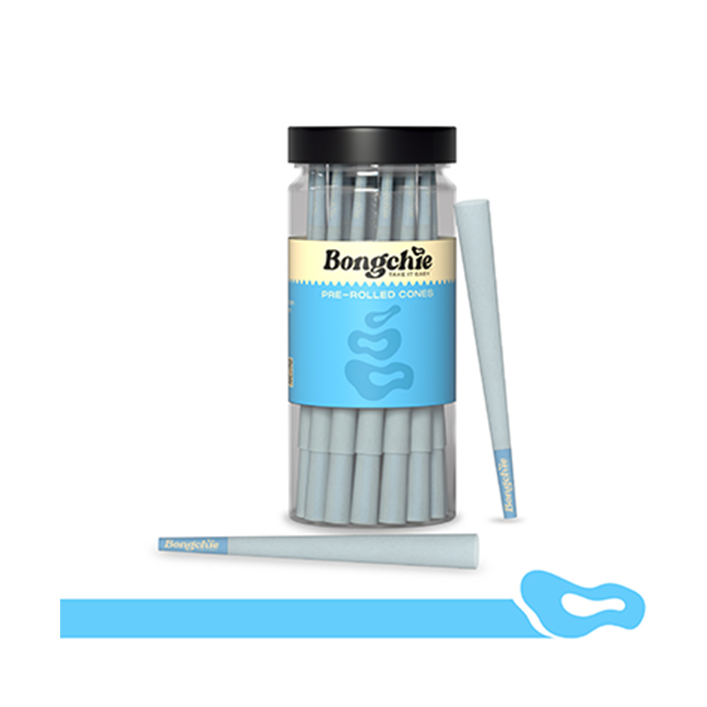 Bongchie Perfect Roll Pre-Rolled Cone, King Size Cones (Blue) - 50 Cones - Image 2