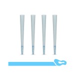 Bongchie Perfect Roll Pre-Rolled Cone, King Size Cones (Blue) - 50 Cones - Image 3