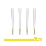 Bongchie Perfect Roll Pre-Rolled Cone, King Size Cones (Bleached White) - 50 Cones - Image 4