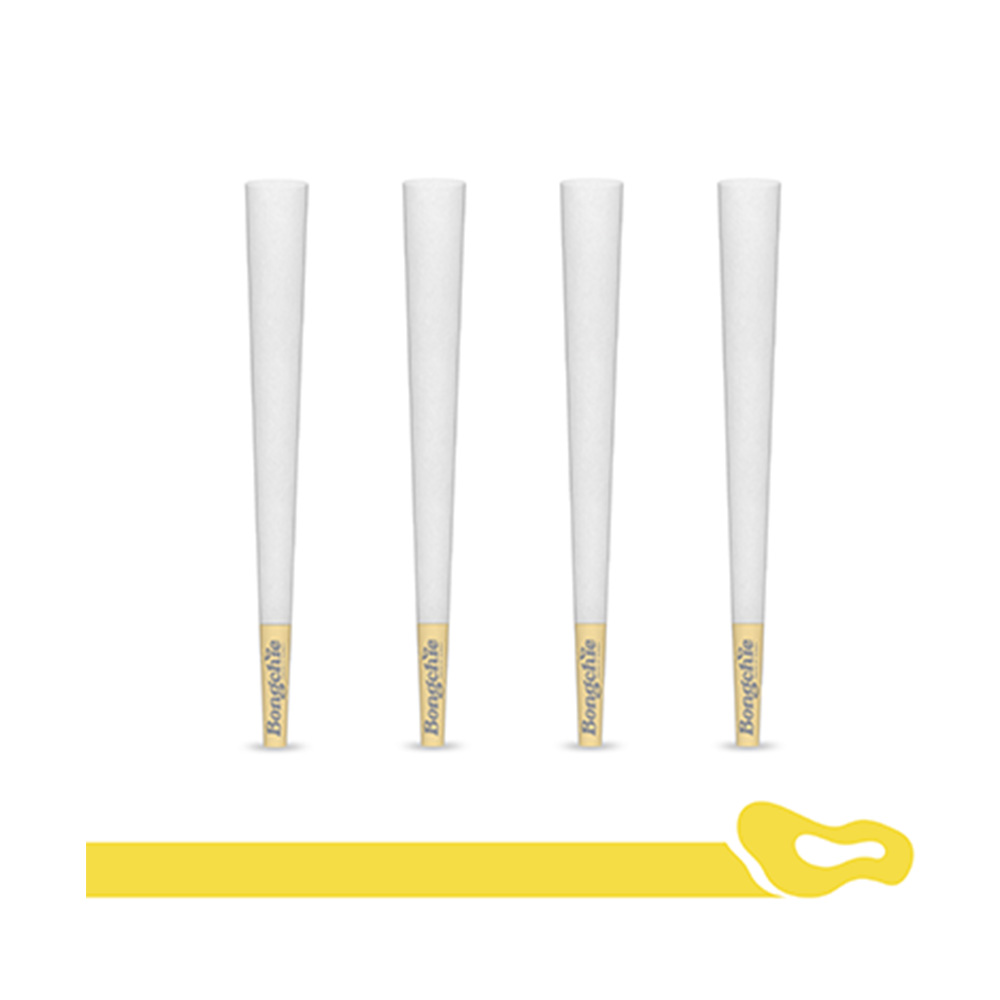Bongchie Perfect Roll Pre-Rolled Cone, King Size Cones (Bleached White) - 50 Cones - Image 4