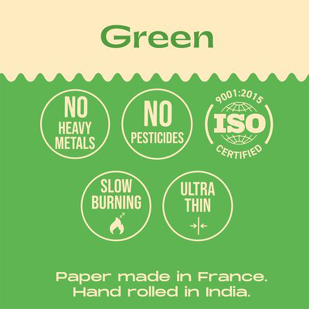 Bongchie Perfect Roll Pre-Rolled Cone, King Size Cones (Green) - 50 Cones - Image 3