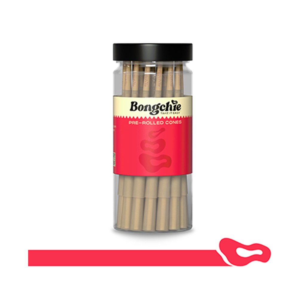 Bongchie Perfect Roll Pre-Rolled Cone, King Size Cones (Natural) - 50 Cones - Image 2