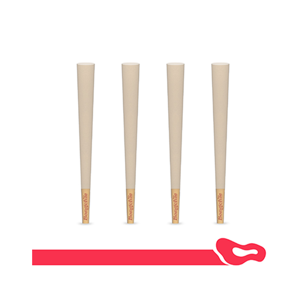 Bongchie Perfect Roll Pre-Rolled Cone, King Size Cones (Natural) - 50 Cones - Image 4