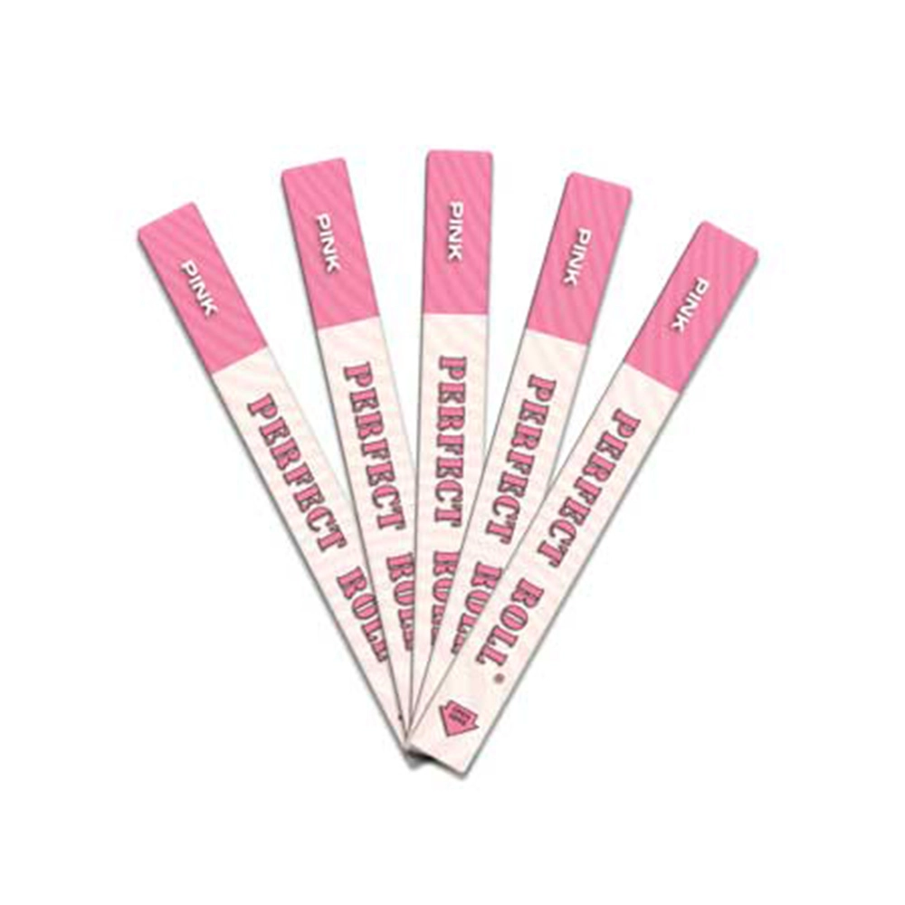 BC184024_1 Bongchie Perfect Roll Pre-Rolled Cone Pink - Wood Pulp Paper, 5 Packs - Image 1