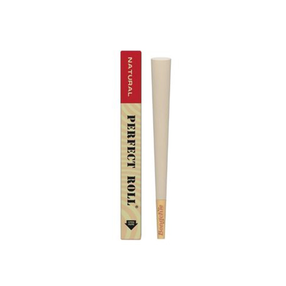 Bongchie Perfect Roll Pre-Rolled Cone Unbleached (Brown) - 5 Packs - Image 5