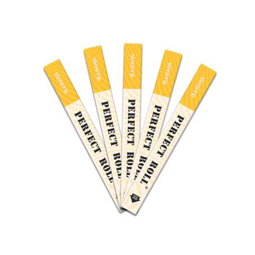 BC184026_1 Bongchie Perfect Roll Pre-Rolled Cone Bleached (White) - 5 Packs of King Size Cones - Image 1