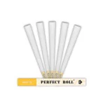 Bongchie Perfect Roll Pre-Rolled Cone Bleached (White) - 5 Packs of King Size Cones - Image 2