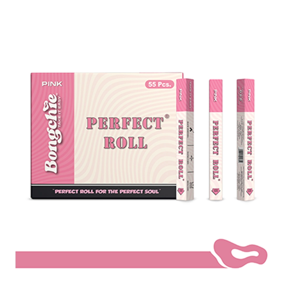 Bongchie Perfect Roll Pre-Rolled Cone (Pink) - Pack of 55 Cones - Image 3