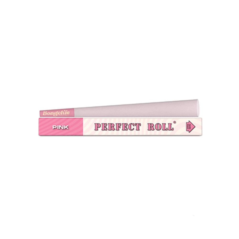 Bongchie Perfect Roll Pre-Rolled Cone (Pink) - Pack of 55 Cones - Image 1